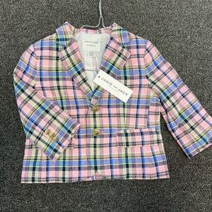 NWT Janie & Jack Plaid Blazer